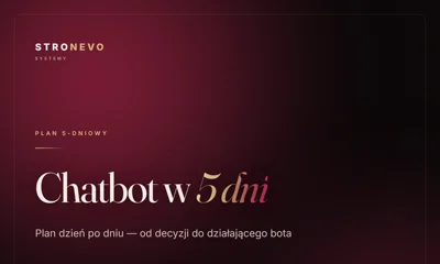 Chatbot w 5 dni