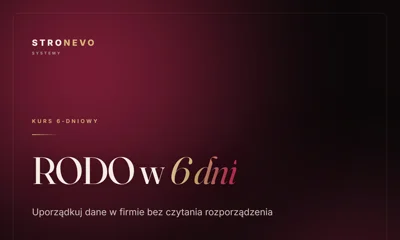 RODO w 6 dni