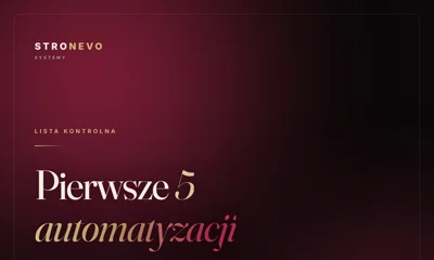 Pierwsze 5 automatyzacji