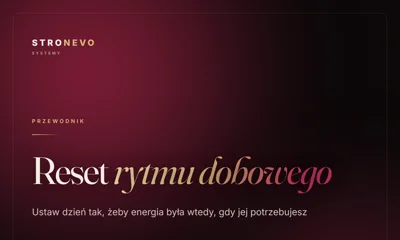 Reset rytmu dobowego