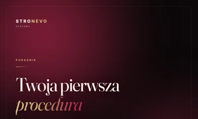 Twoja pierwsza procedura