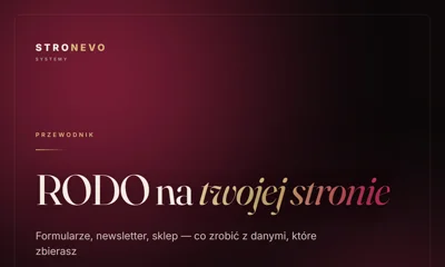 RODO na twojej stronie