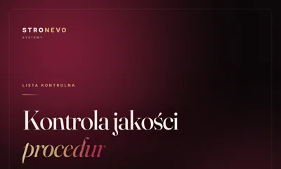 Kontrola jakości procedur