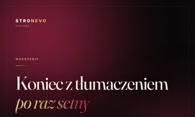 Koniec z tłumaczeniem po raz setny